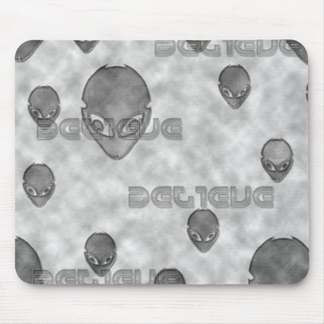 Alien Believe Mouse Mat (Front)