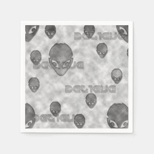 Alien Believe Napkin