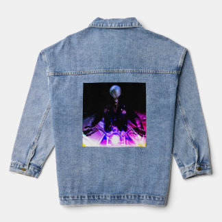 Alien Biker (Dreamy Version) Tri-Blend Shirt Denim Jacket