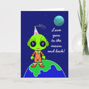 Alien Birthday Card new by Jo Images