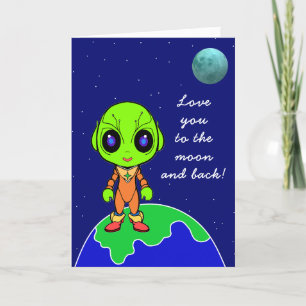Alien Birthday Card new by Jo Images
