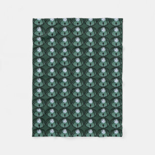 Alien Blanket Cute Alien Grey Art Fleece Blanket