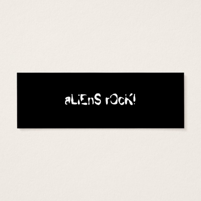 aLiEn BOOKMARK! (Back)