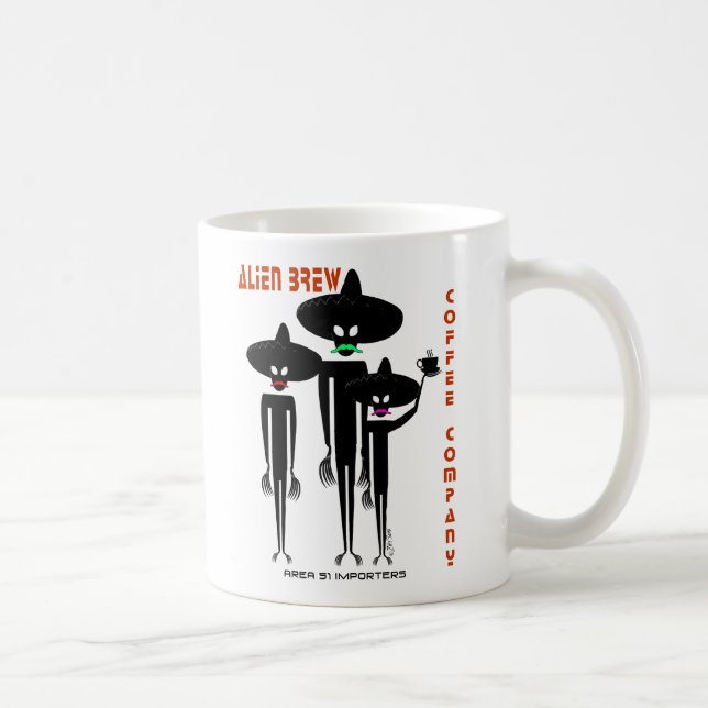 Alien Brew Coffee Co. Mug (Right)