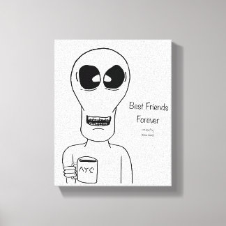 Alien Canvas Wall Art Braces