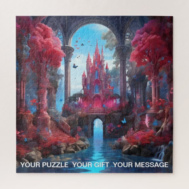 Alien Castle Fantasy World Jigsaw Puzzle (Vertical)