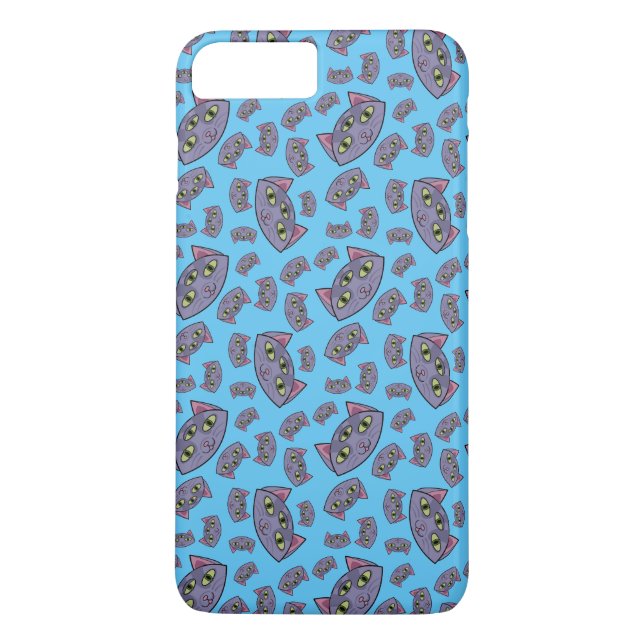Alien Cat Pattern Case-Mate iPhone Case (Back)