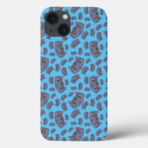 Alien Cat Pattern iPhone 13 Case