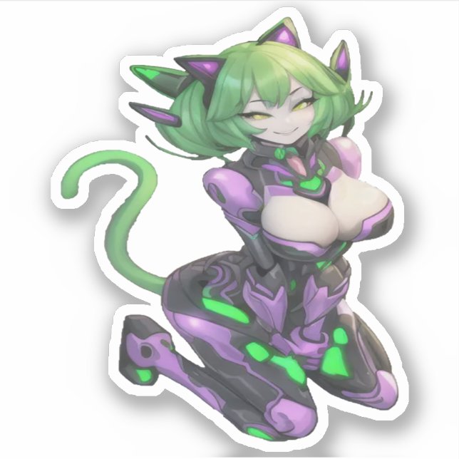 Alien Catgirl 1 (Front)