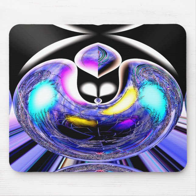Alien celestial cat mouse mat (Front)