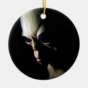 Alien Ceramic Tree Decoration