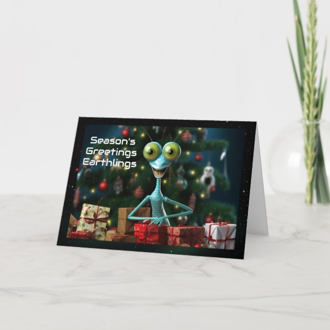 Alien Christmas Card (Front)