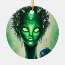 Alien Christmas Ornament