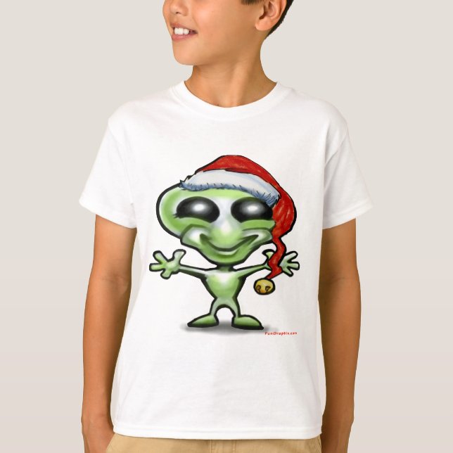 Alien Christmas T-Shirt (Front)