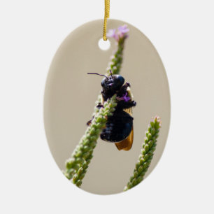 Alien Circus Bee Ceramic Tree Decoration