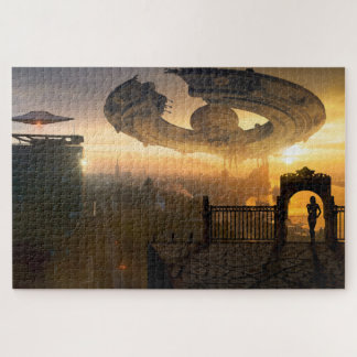 Alien Cityscape Jigsaw Puzzle