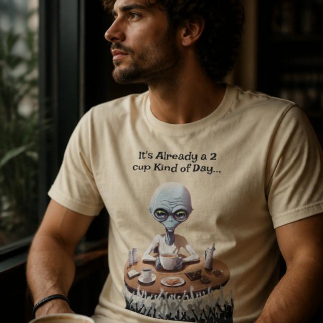 Alien coffee lover tshirt (Creator Uploaded)