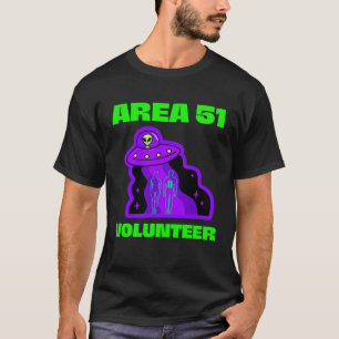 Alien Conspiracy Area 51 Spacecraft Alien Ideas T-Shirt