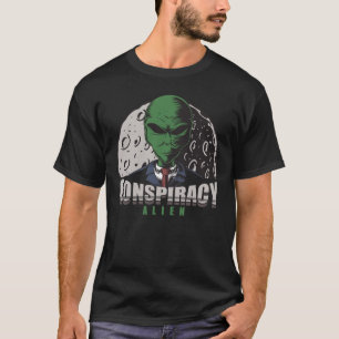 Alien Conspiracy Theory Design T-Shirt