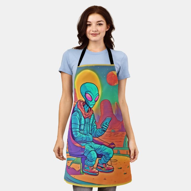 Alien Coolness Unleashed Apron (Worn)