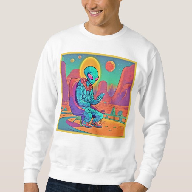 Alien Coolness Unleashed Sweatshirt (Front)