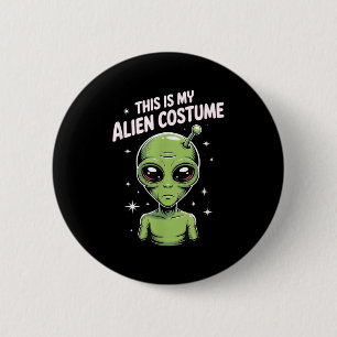 Alien Costume  6 Cm Round Badge