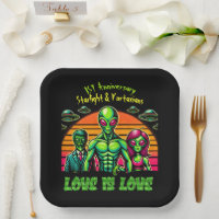 Alien Couple in Galactic Affection