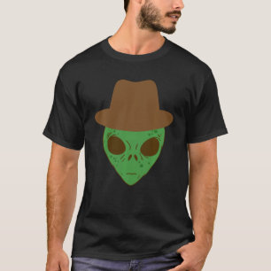 Alien Cowboy Extraterrestrial Cowboy Funny Rodeo T-Shirt