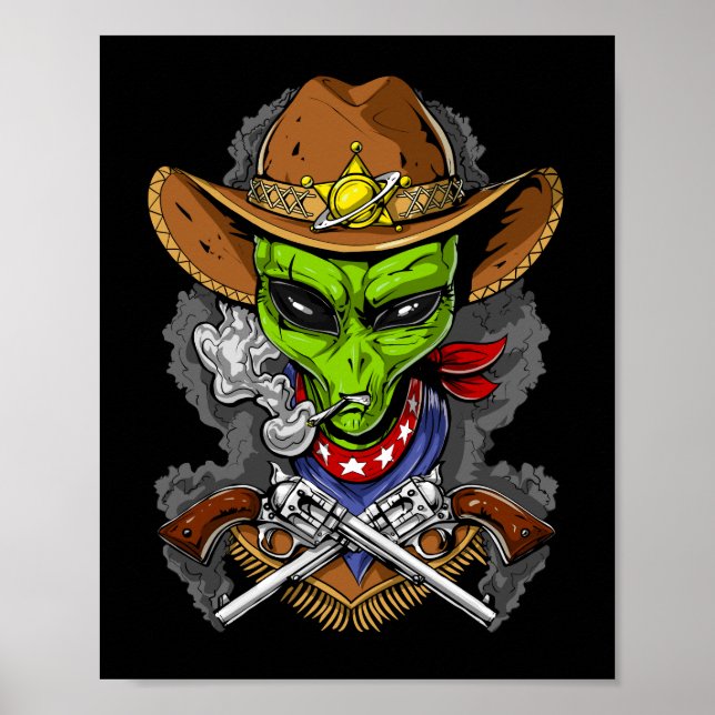 Alien Cowboy Poster (Front)