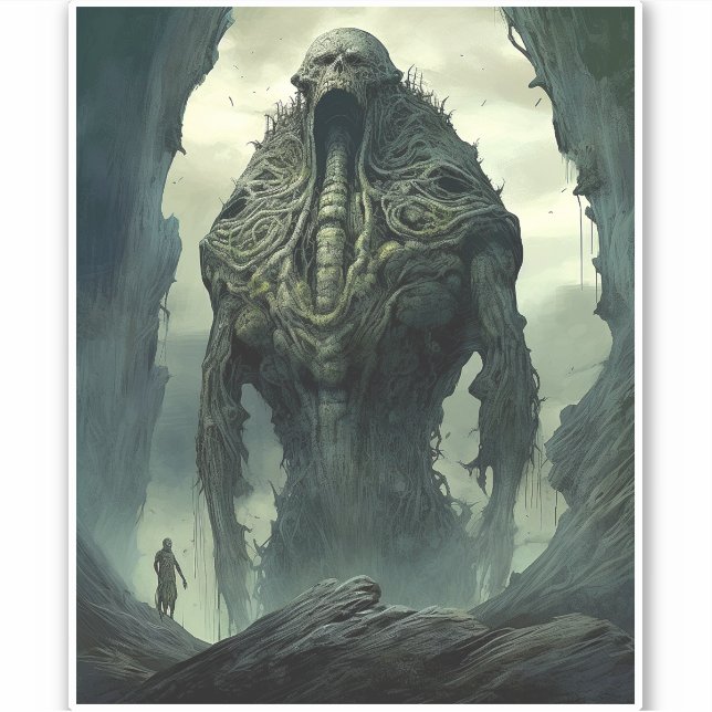 Alien Creature Sci-fi Horror Art (Front)