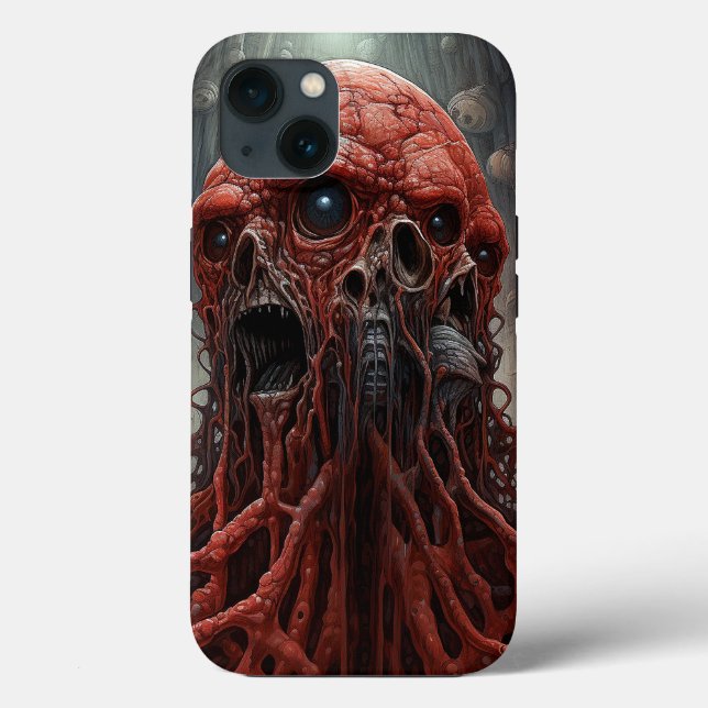Alien Creature Sci-fi Horror Art Case-Mate iPhone Case (Back)