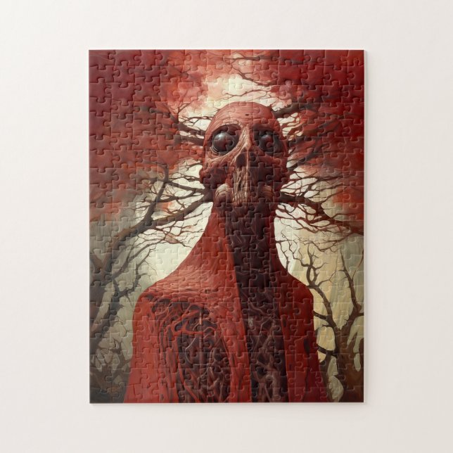 Alien Creature Sci-fi Horror Art Jigsaw Puzzle (Vertical)
