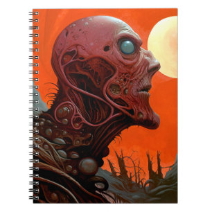 Alien Creature Sci-fi Horror Art Notebook