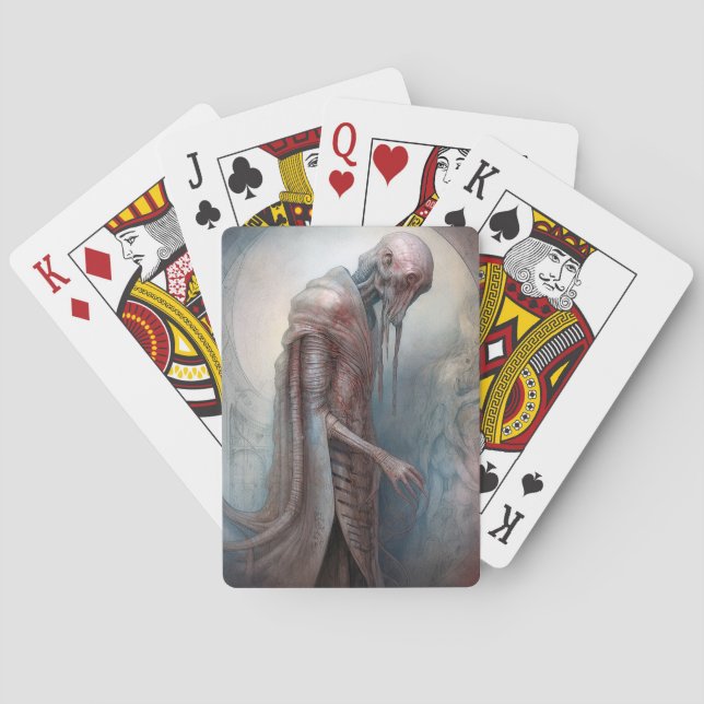 Alien Creature Science Fiction Playing Cards (Back)