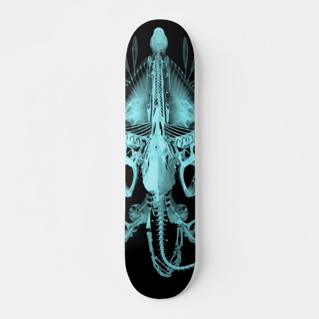 Alien Creature Skeleton Skateboard (Front)