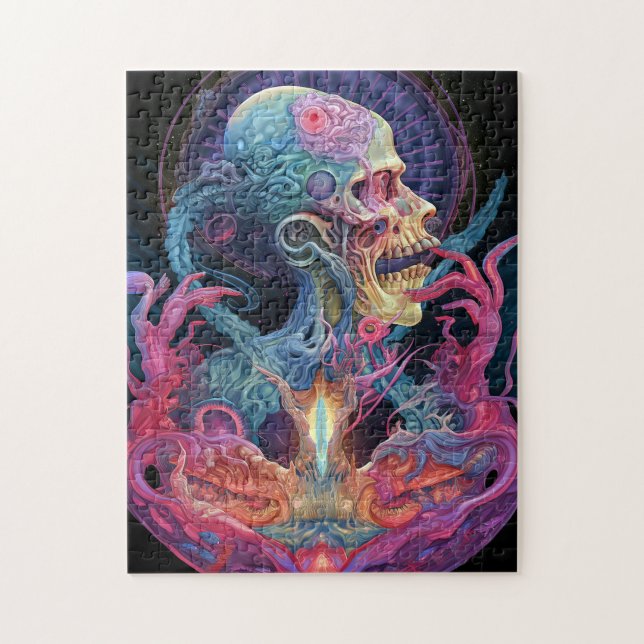 Alien Creature Surreal Horror Art Jigsaw Puzzle (Vertical)