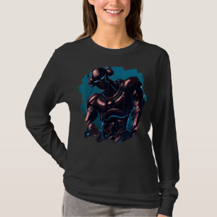 Alien Cyborg DJ Robot Record Techno Music Cool Ali T-Shirt
