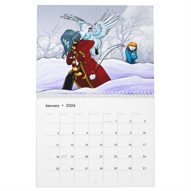 Alien Dice 2011 - Beta Calendar (Jan 2026)