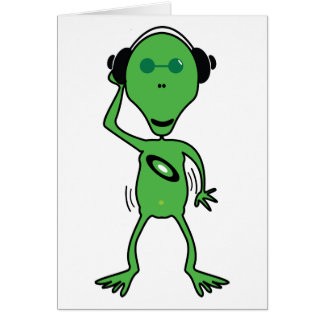 Alien DJ Card
