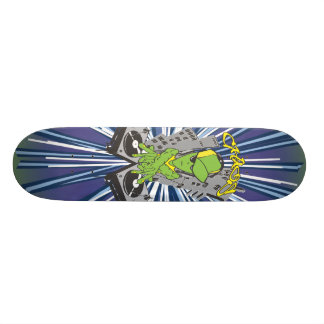 Alien DJ skateboard