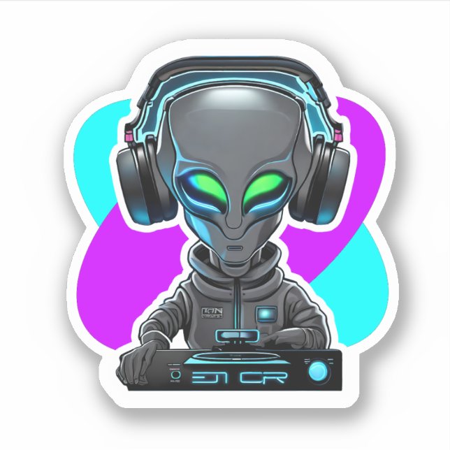Alien DJ vinyl (Front)