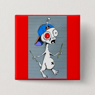Alien Drummer Button