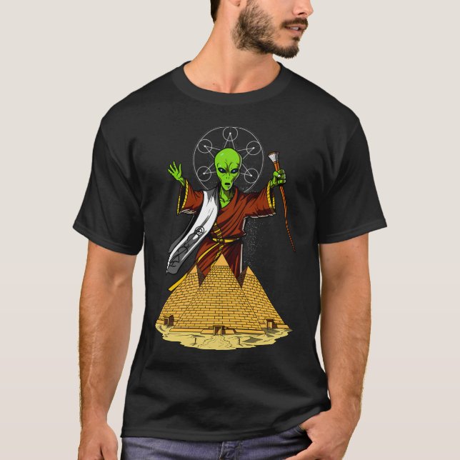 Alien Egyptian Pyramids T-Shirt (Front)