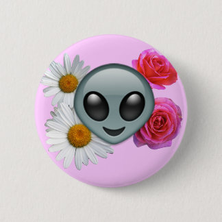 alien emoji button