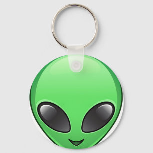 alien emoji key ring