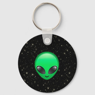 alien emojis key ring