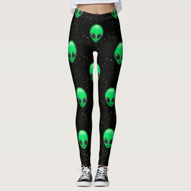 alien emojis leggings (Front)