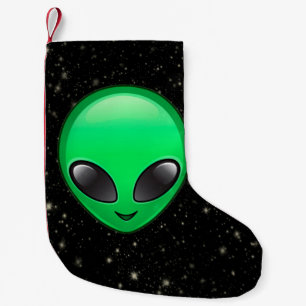 alien emojis xmas christmas stocking