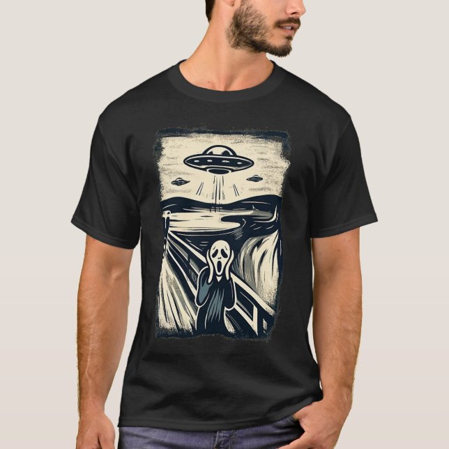 Alien Encounter 'The Scream' T-Shirt (Front)