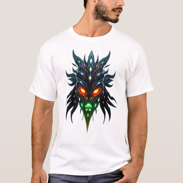 Alien Energy Core Tribal Mask Tee (Front)